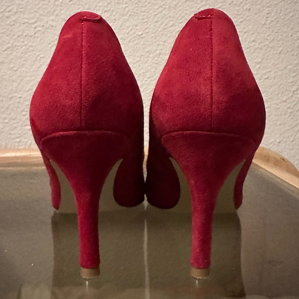Nine West Red Bow Heels - Picture 5 of 7